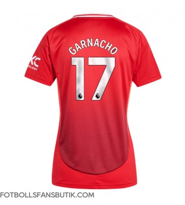 Manchester United Alejandro Garnacho #17 Replika Hemmatröja Damer 2024-25 Kortärmad